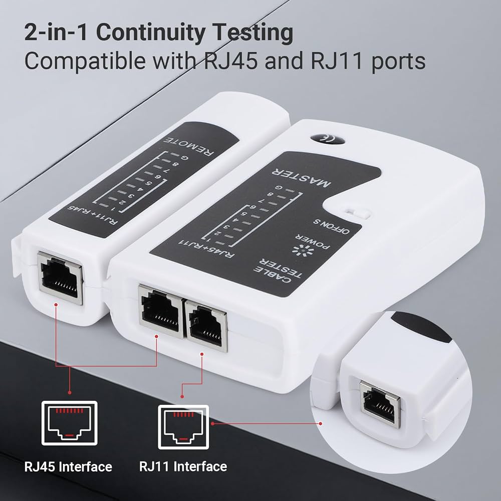 Tester de Red RJ45 / RJ11