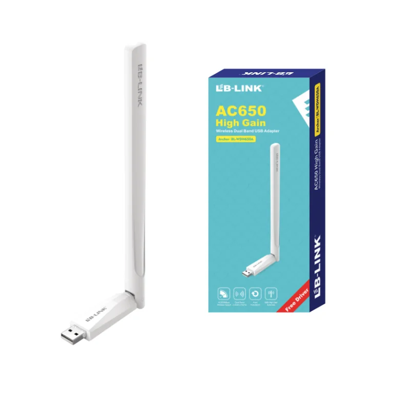 Placa De Red Inalambrica Con Antena USB LB-LINK Doble Banda BL-WDN650A AC650