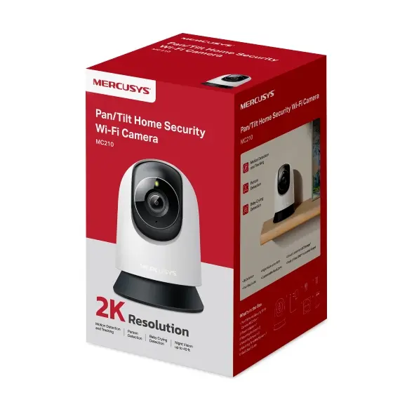 Camara IP Mercusys MC210 Wifi Domo Interior 2K