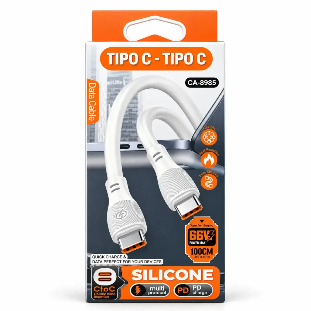 Cable Tipo C  a Tipo C 66W CA-8985