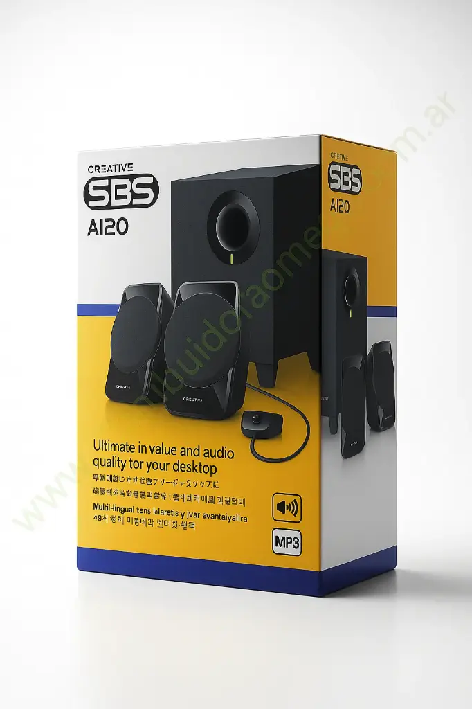Parlante Creative A120 2.1 9 Watts