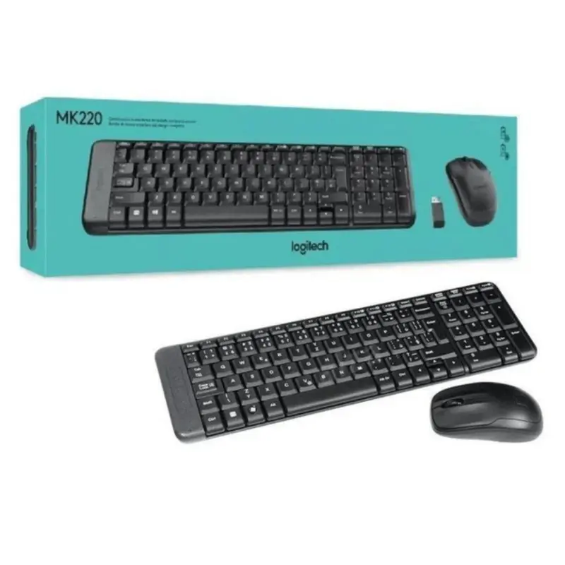 Teclado Y Mouse Logitech MK220 Inalambrico