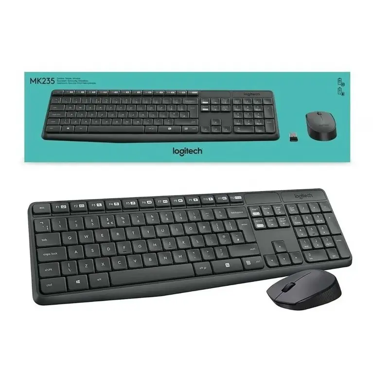 Teclado Y Mouse Logitech MK235 Inalambrico
