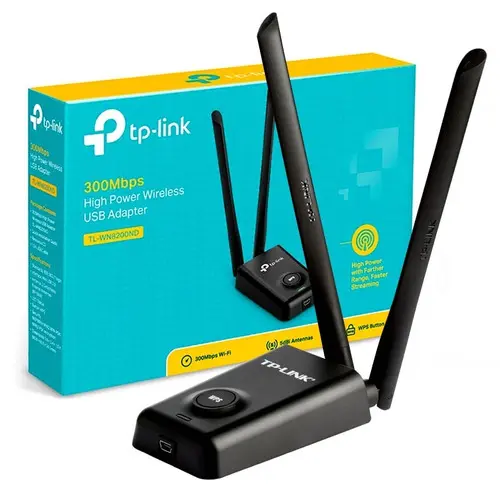 Placa De Red Inalambrica TP-Link Usb 300Mbps TL-WN8200ND Rompemuros