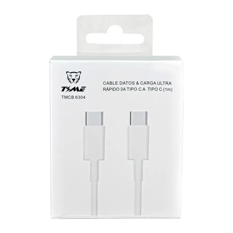 Cable Tipo C  A Tipo C 1.0 Metro Time 3A (45W) CAB-44002 / 44003