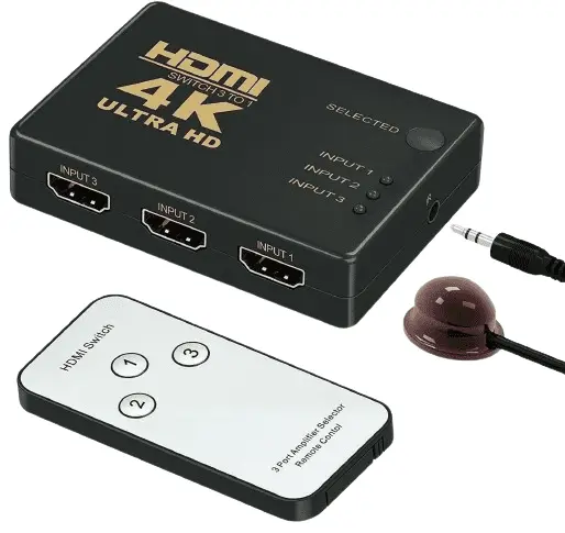 Switch HDMI 3x1 Con Control 4K ADP-48008
