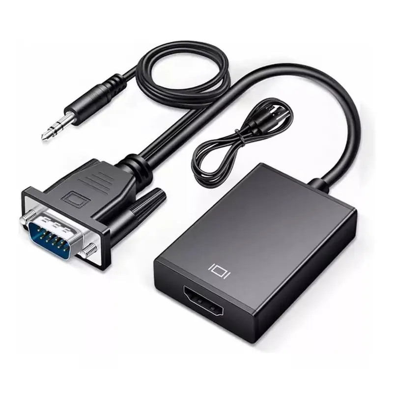 Adaptador Vga Macho A Hdmi Adp-48007 (Conversor)