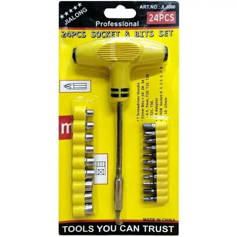 Set Llave T 24 Piezas Jl-1080