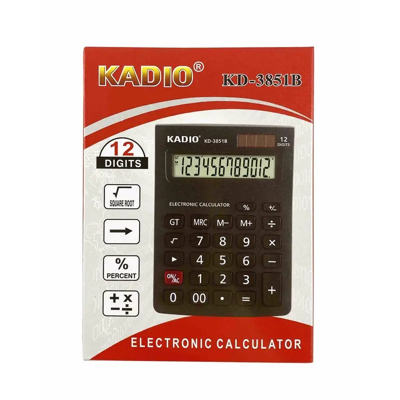 Calculadora Kadio 12 Digitos KD-3851B