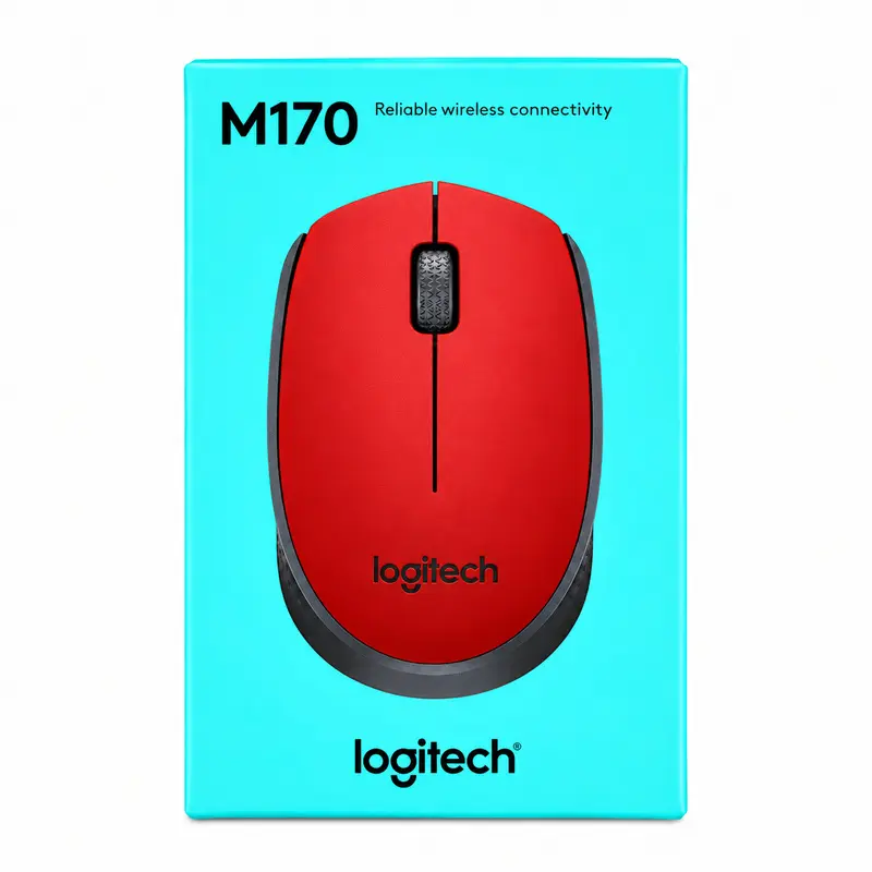 Mouse Logitech M170 Inalambrico Rojo