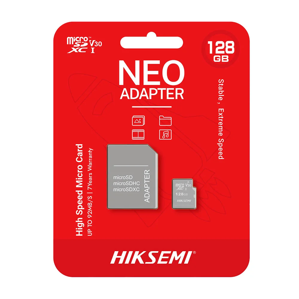 Memoria Hiksemi Neo Micro Sd Con Adaptador 128Gb Clase 10