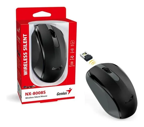 Mouse Genius NX-8008S Negro Inalambrico