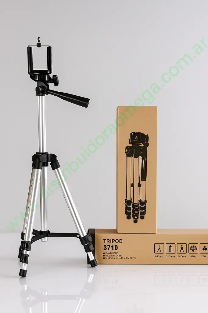 Tripode Extensible 1.1 Metros con Soporte Celular