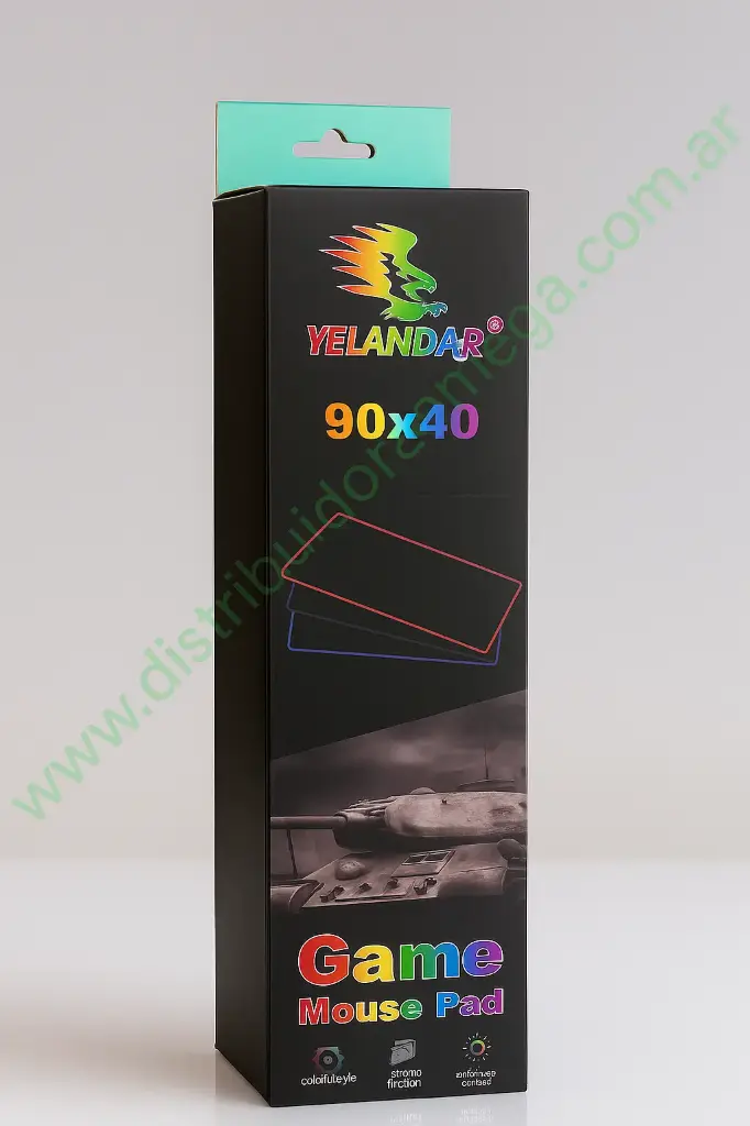 Pad Grande Cosido 900 x 400 Negro Yelandar