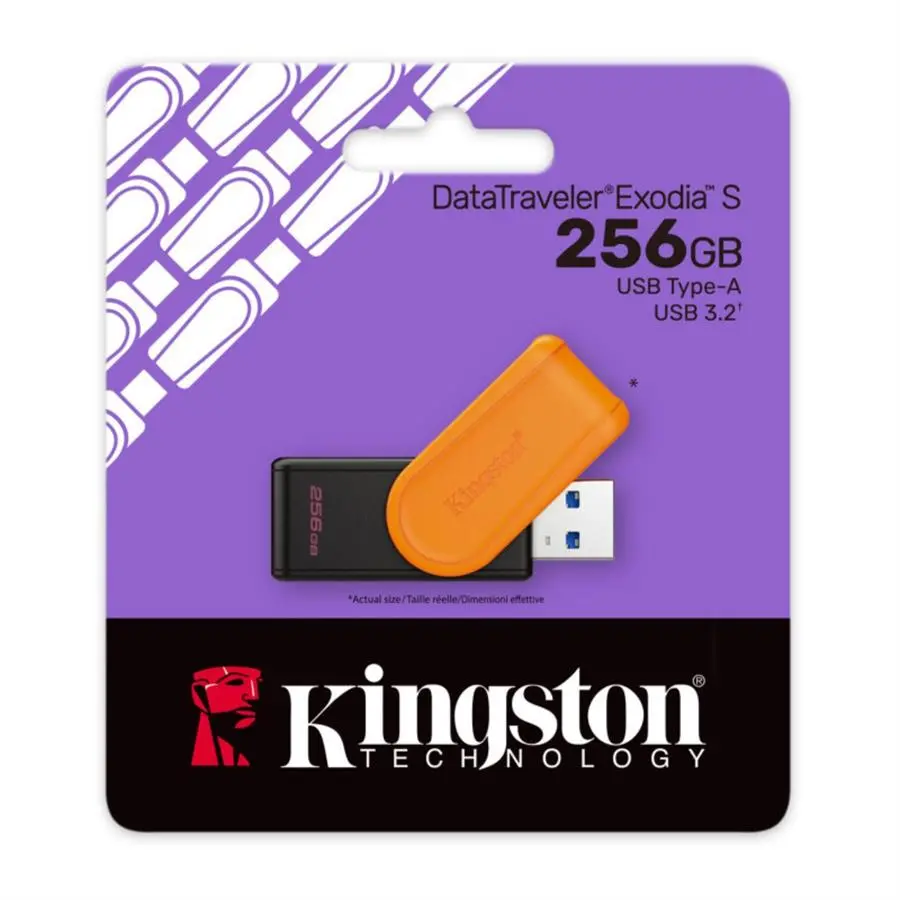 Pendrive Kingston 256GB Exodia S USB 3.2 