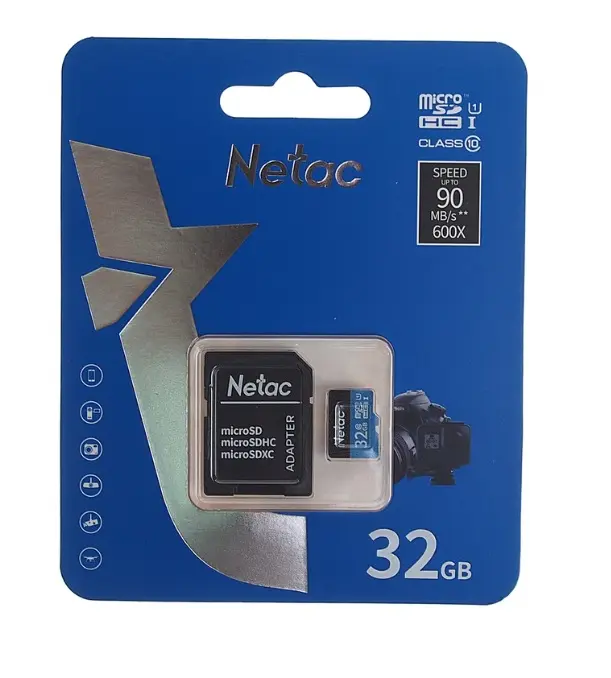 Memoria Netac Micro SD Con Adaptador 32Gb Clase 10