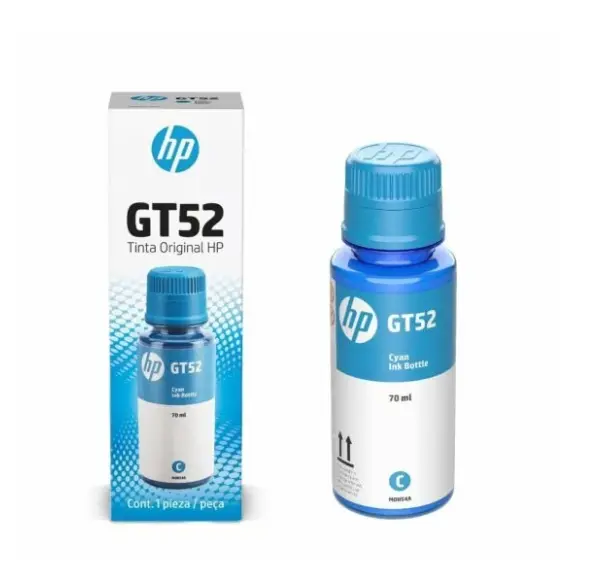 HP Original Botella Tinta Cyan GT52