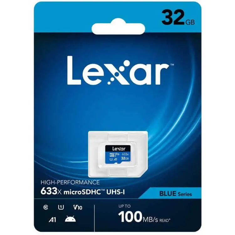 Memoria Lexar Micro SD 32Gb Clase 10 633x