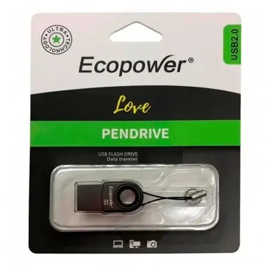 Pendrive Ecopower 64GB Love USB 2.0