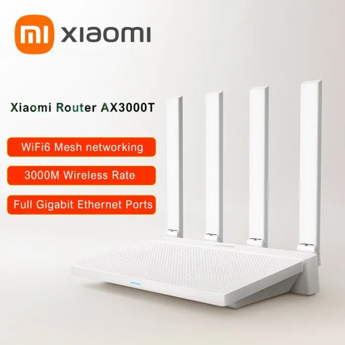 Router Inalambrico Xiaomi Doble Banda AX3000T