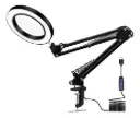 Lampara Articulada de Escritorio con Lupa y LED 3 Tonos