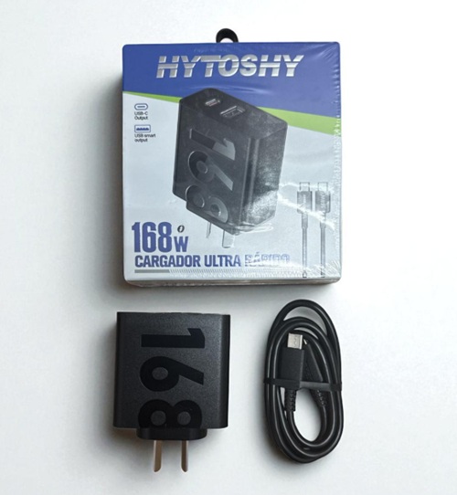 Cargador USB-C 168W Hytoshy HY-90W