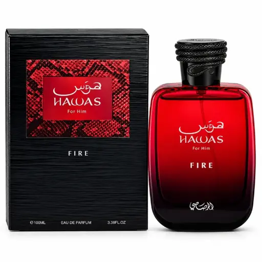 [6253] Perfume Rasasi Hawas Fire Masculino EDP 100ml
