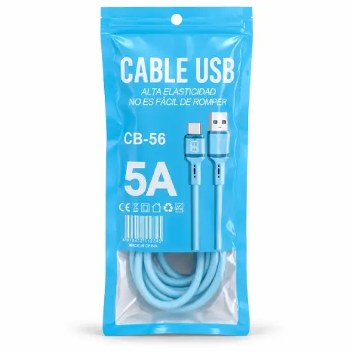 [6272] Cable USB a Tipo C 5A IBEK CB-56