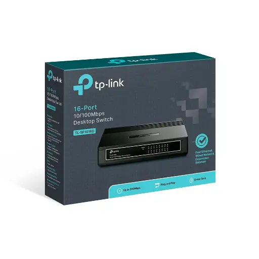 [2608] Switch Ethernet TP-Link 16 Puertos TL-SF1016D