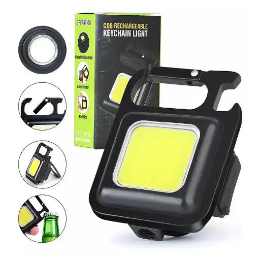 [5541] Linterna Llavero Mini Led Recargable 