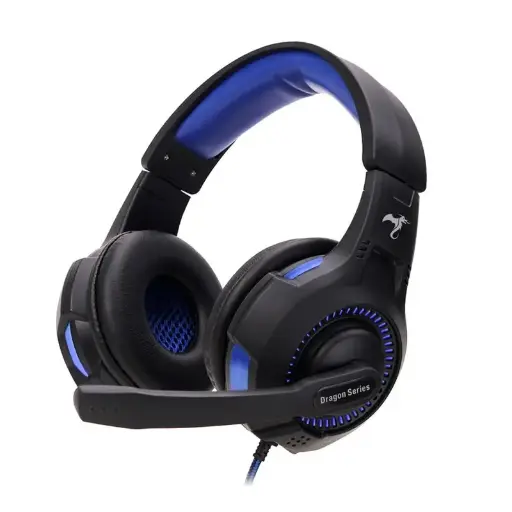 [3874] Auricular Kolke KGA-345 Con Microfono Negro/Azul