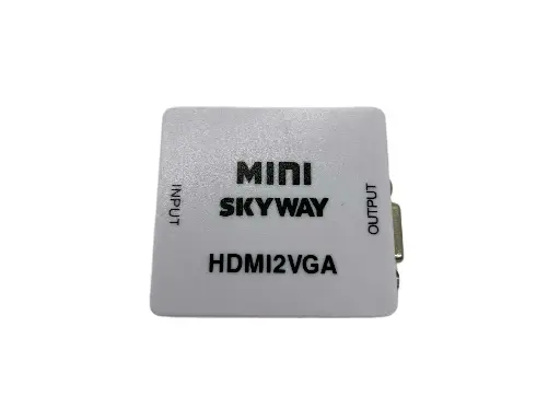 [4697] Adaptador HDMI a VGA Caja (Conversor) Skyway