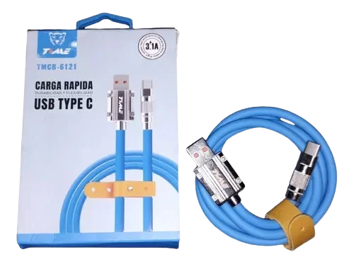 [4908] Cable Tipo C Tyme TMCB-6121 Reforzado Metalico