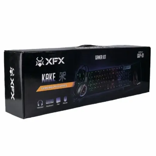 [5044] Teclado Y Mouse Xfx Kake Gkp-01 Cableado + Auricular