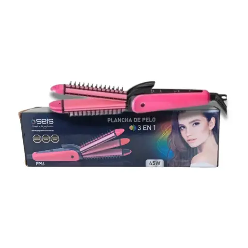 [5079] Plancha De Pelo Seis 3 En 1 45W Pp16