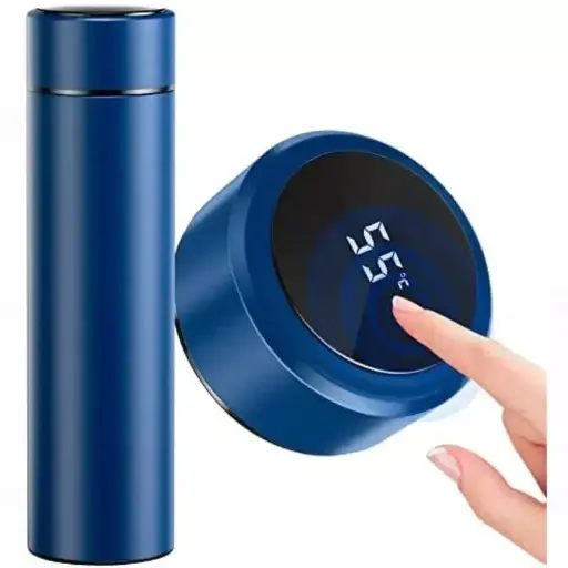 [5331] Botella Termo 500Ml Con Termometro Digital