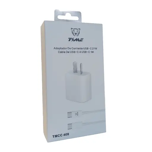 [5574] Cargador Rapido USB-C 21W Time + Cable C A C 
