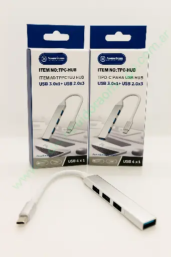 [5781] Hub USB 3.0 (x1) + 2.0 (x3) a Tipo C Aoweixun