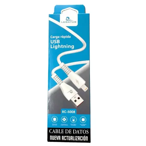 [5861] Cable Lightning 1.0 Metros Legatus LC-5008 (Iphone)