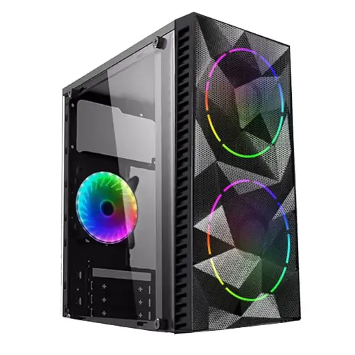 [5894] Gabinete Gamer Slim ATX-133 Shure Sin Kit / Sin Fuente