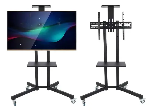 [5966] Soporte Stand TV/Monitor 32" a 65" Exhibicion Regulable con Ruedas
