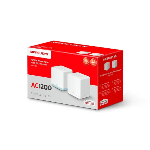 [5978] Sistema Mesh Halo Mercusys H32G (Pack 2) AC1200