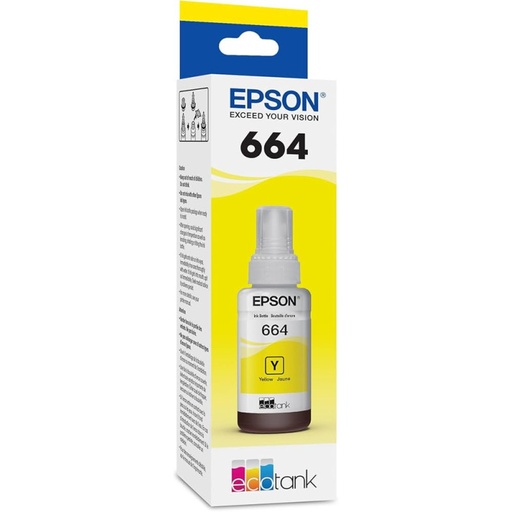 [6016]  Epson Original Botella Tinta Amarilla L355 T664420-AL.