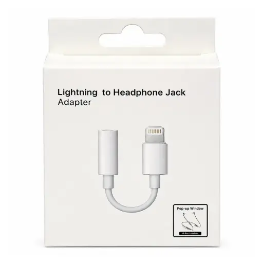 [6019] Adaptador Lightning a Plug 3.5 Auricular (Iphone)
