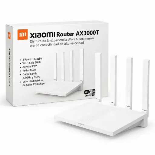 [6041] Router Inalambrico Xiaomi Doble Banda AX3000T