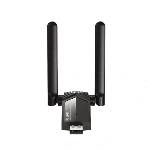 [6075] Placa De Red Inalambrica Con Dos Antenas USB LB-LINK Doble Banda BL-WDN1300H AC1300